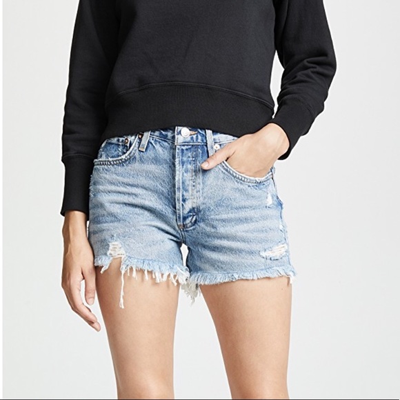 agolde vintage parker shorts